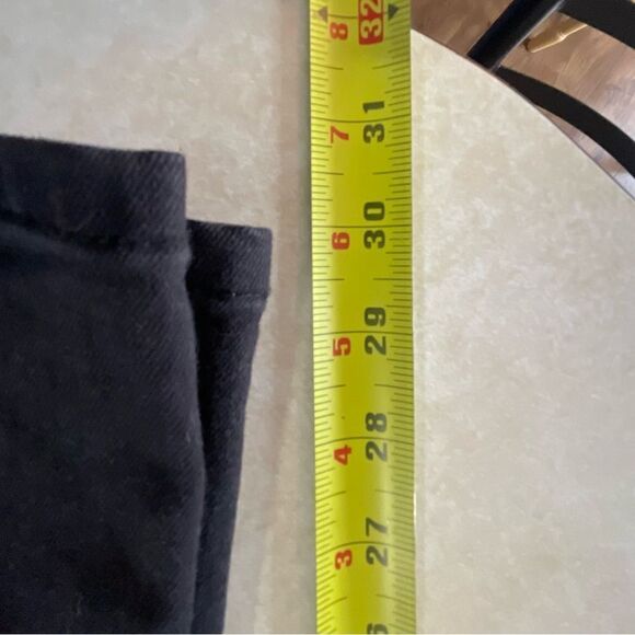 Grindhouse Denim Black jeans size 38 Buckle zippers distressing on legs Mens - Picture 4 of 5